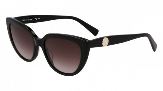 Longchamp LO766S Sunglasses, (001) BLACK