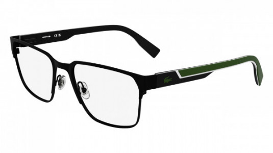 Lacoste L2306 Eyeglasses, (002) MATTE BLACK