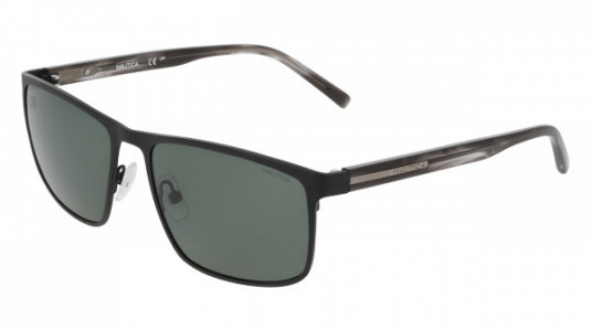 Nautica N5153S Sunglasses, (005) SATIN BLACK