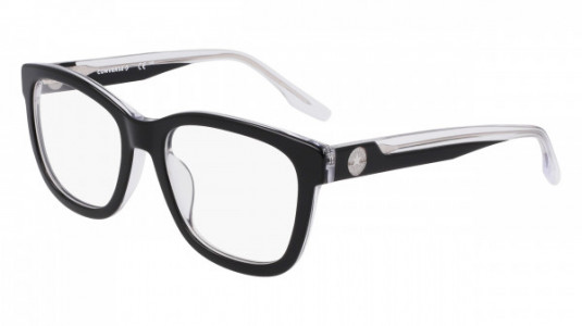 Converse CV5118 Eyeglasses, (009) BLACK/CRYSTAL LAMINATE