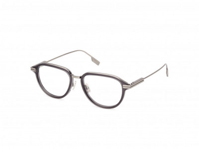 Ermenegildo Zegna EZ5298 Eyeglasses, 020 - Shiny Grey / Shiny Dark Ruthenium