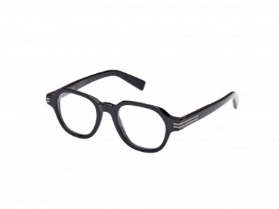 Ermenegildo Zegna EZ5295 Eyeglasses, 001 - Shiny Black / Shiny Black