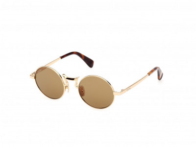 Max Mara MM0127 Sunglasses, 30L - Shiny Deep Gold / Shiny Deep Gold