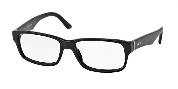 Prada PR 16MV HERITAGE Eyeglasses, 1AB1O1 HERITAGE GLOSS BLACK (BLACK)