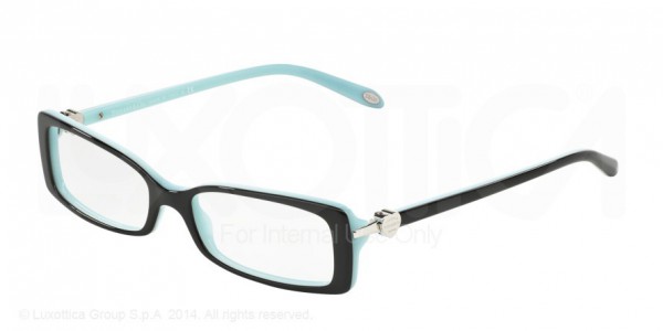 Tiffany & Co. TF2035 Eyeglasses, 8055 TOP BLACK/BLUE (BLACK)