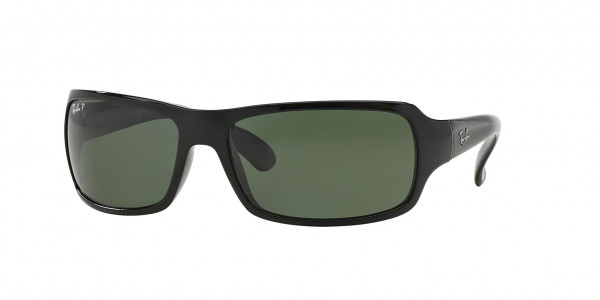 Ray-Ban RB4075 Sunglasses, 601/58 BLACK DARK GREEN (BLACK)