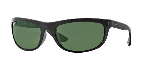 Ray-Ban RB4089 BALORAMA Sunglasses, 601/58 BALORAMA BLACK G-15 GREEN (BLACK)