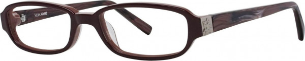 Vera Wang V052 Eyeglasses, Burgundy