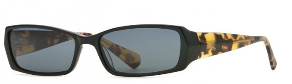 Carmen Marc Valvo Mischa (Sun) Sunglasses, Black Tortuga
