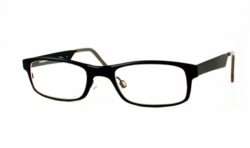 LA Eyeworks Deputy Eyeglasses, 542 Black Velvet