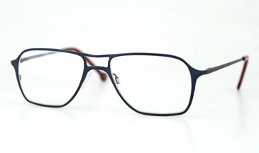 LA Eyeworks Hawks Eyeglasses, 531 New Midnight Blue