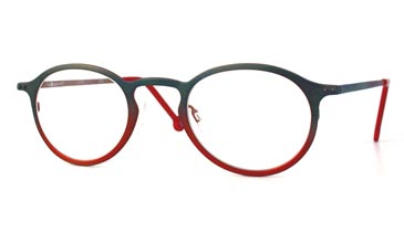 LA Eyeworks Hopper Eyeglasses, 484 Khaki To Orange Split