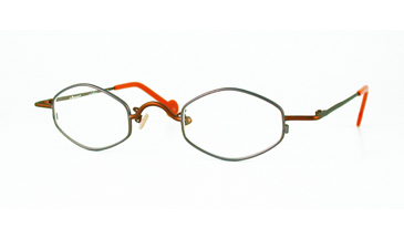 LA Eyeworks Oaks Eyeglasses, 874 Purple W/orange