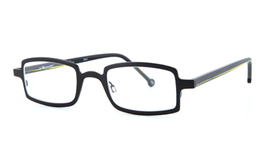 LA Eyeworks Quirk Eyeglasses, 502M Black Matte