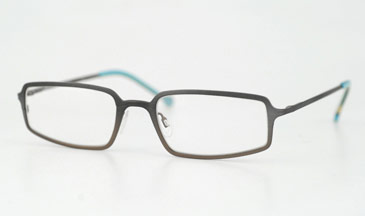 LA Eyeworks Track Eyeglasses, 864 Charcoal To Natural Split
