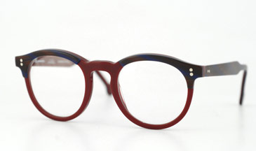LA Eyeworks Director Eyeglasses, 163 Blue Flannel
