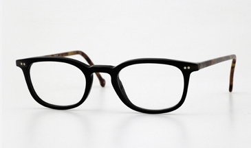LA Eyeworks Hicks Eyeglasses, 101 Black With Muck Marble