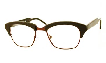 LA Eyeworks Poe Eyeglasses, 231407 Choco Brown