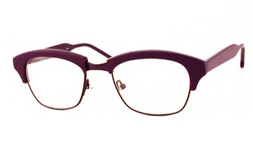 LA Eyeworks Poe Eyeglasses, 233532 Eggplant