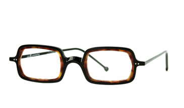 LA Eyeworks Puzzle Eyeglasses, 101237 Black