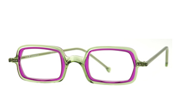 LA Eyeworks Puzzle Eyeglasses, 327249 Apple Drop