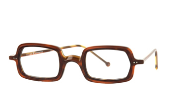 LA Eyeworks Puzzle Eyeglasses, 968143 Coffee Tortoise