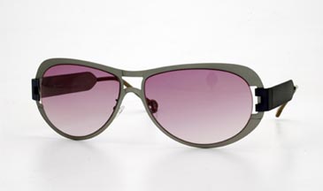 LA Eyeworks Jaipur Sunglasses, 517 Gunmetal / Grey Mirror Gradient