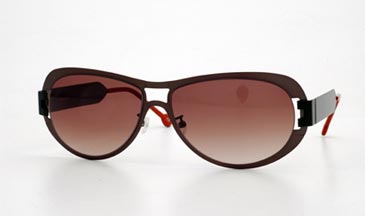 LA Eyeworks Jaipur Sunglasses, 895 Brown / Brown Gradient