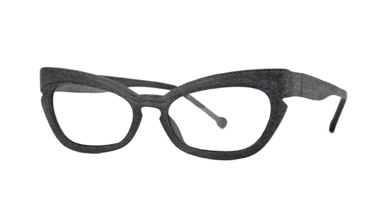 LA Eyeworks Toluca Eyeglasses, 300 Black Wood
