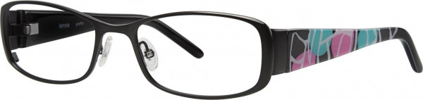 Kensie Graffiti Eyeglasses, Black