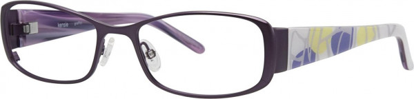 Kensie Graffiti Eyeglasses, Purple