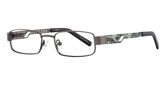 K-12 by Avalon 4062 Eyeglasses, Gunmetal/Camo