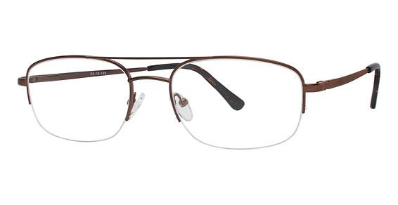 Elan Peter Eyeglasses, Brown