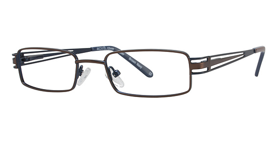 Digit. Laser Eyeglasses, Brown Navy