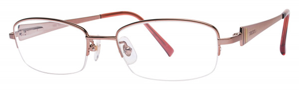 Seiko Titanium T0190 Eyeglasses, 565 Orange Metallic