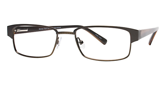 Michael Ryen MR-120 Eyeglasses, 1 - Dark Brown on Copper