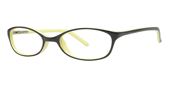 Modern Optical CERTAIN Eyeglasses, Black/Lime