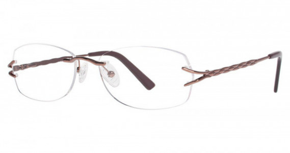 Genevieve BISTRO Eyeglasses, Brown