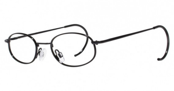Modern Optical Pumpkin-Cable Eyeglasses, black