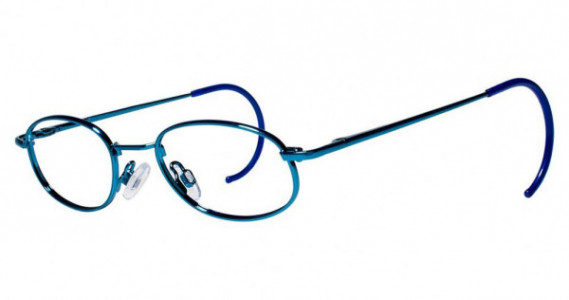 Modern Optical Pumpkin-Cable Eyeglasses, blue