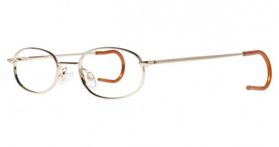 Modern Optical Pumpkin-Cable Eyeglasses, gold
