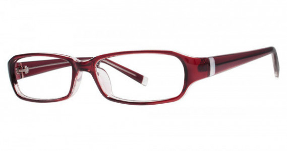 Modern Optical AGREE Eyeglasses, Burgundy/Silver