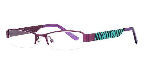 K-12 by Avalon 4064 Eyeglasses, Purple/Truq Zebra