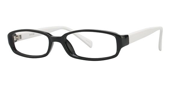 Parade 1702. Eyeglasses, Black/White