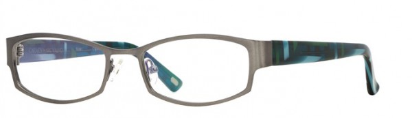 Carmen Marc Valvo Maki Eyeglasses, Graphite Blue