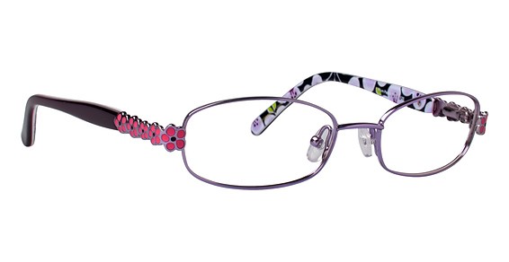 Vera Bradley VB Darla Eyeglasses, PPS Plum Petals