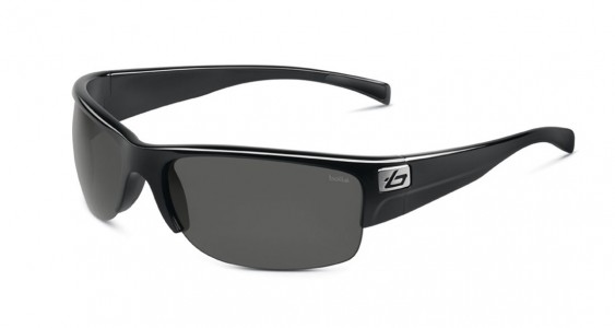 Bolle Zander Sunglasses, Shiny Black / Polarized TNS