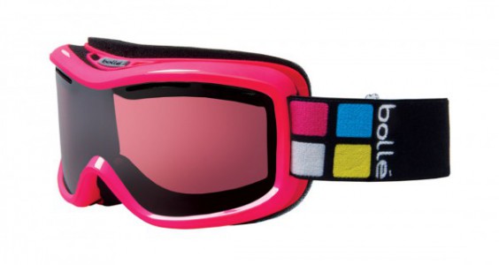 Bolle Monarch Sports Eyewear, Shiny Pink Modulator Vermillon