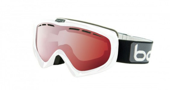 Bolle Y6 OTG Sports Eyewear, Shiny White Vermillon Gun