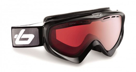 Bolle Y6 OTG Sports Eyewear, Shiny Black Vermillon® Gun